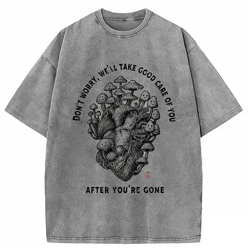 Thank You For The Meal-mushroom Washed T-shirt