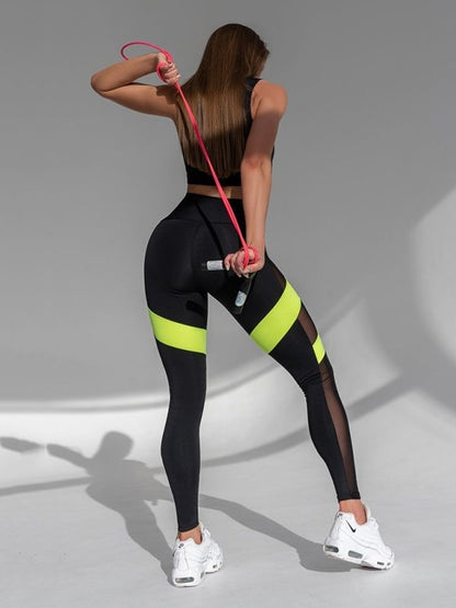 Solid Color V-Neck Sports Bra