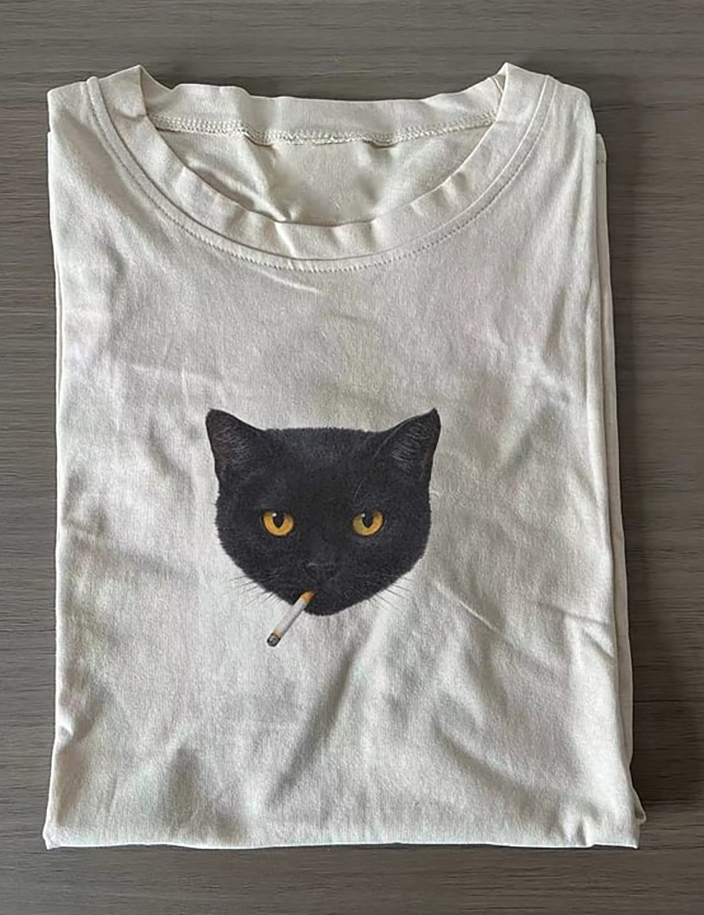 Smoking Cat T-shirt