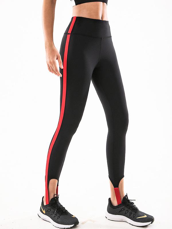 Wrap Quick Dry Contrast Color Yoga Leggings