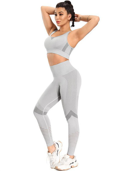 Breathable Back Cutout Yoga Suits