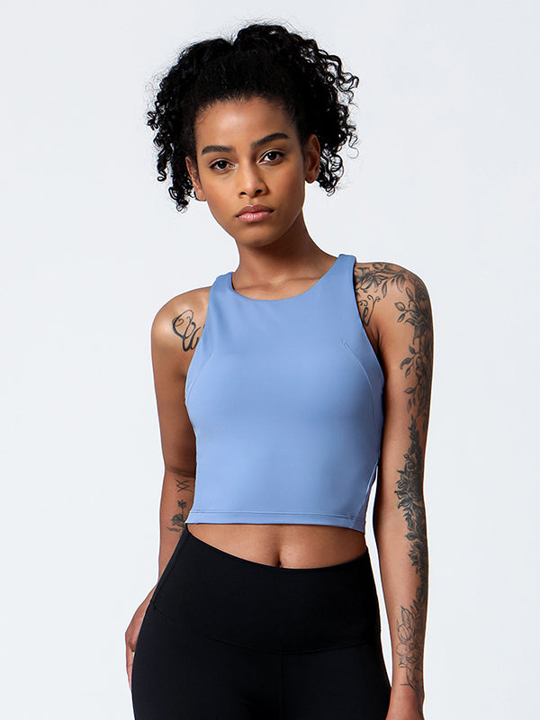 Solid Color Yoga Tank Tops