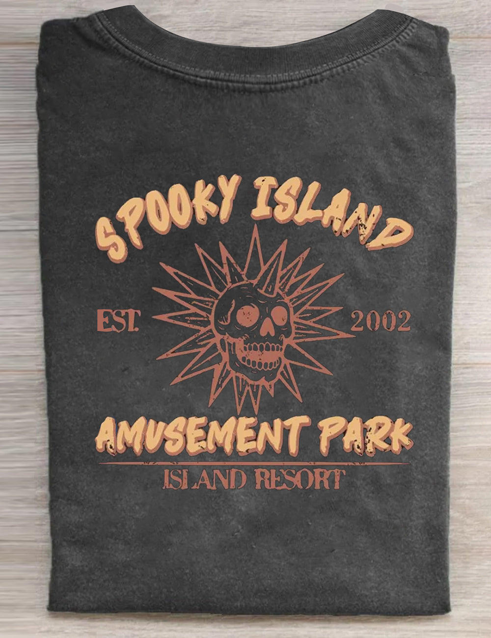 Spooky Island Retro Halloween Movie T-Shirt