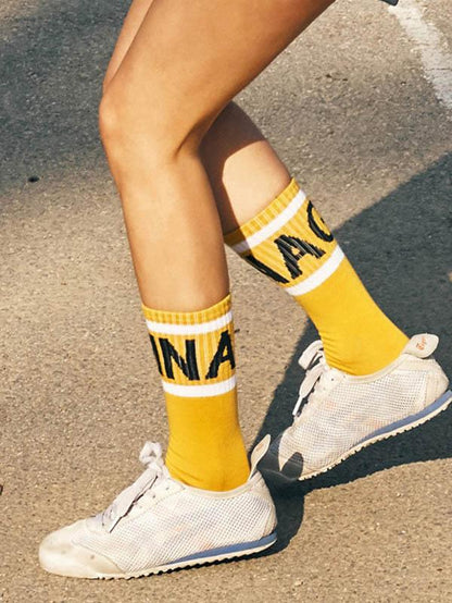 Original Vintage Printed Sports Socks