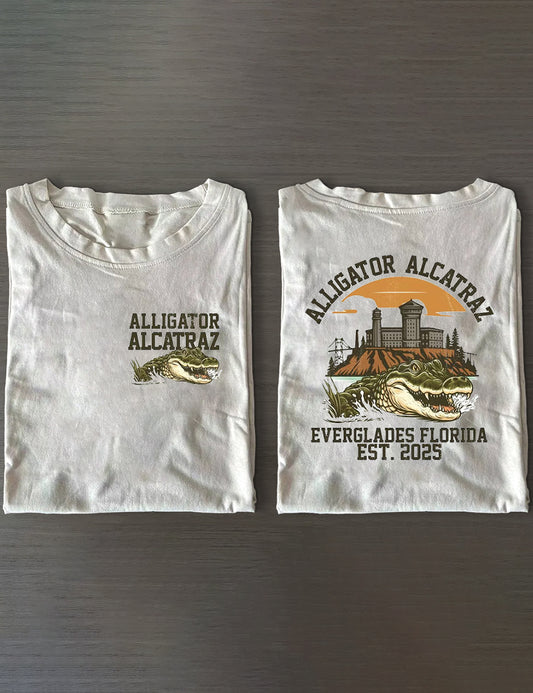 Alligator Alcatraz Everglades Florida Est 2025 T-Shirt