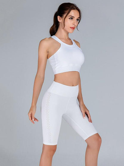 Wrap Breathable High Waist Sports Shorts