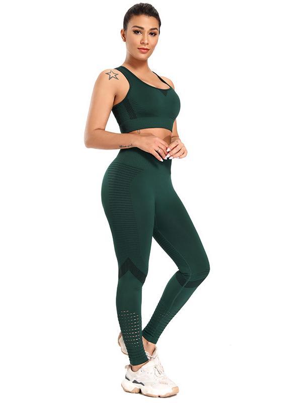 Breathable Back Cutout Yoga Suits