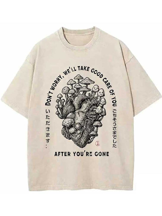 Thank You For The Meal-mushroom Washed T-shirt