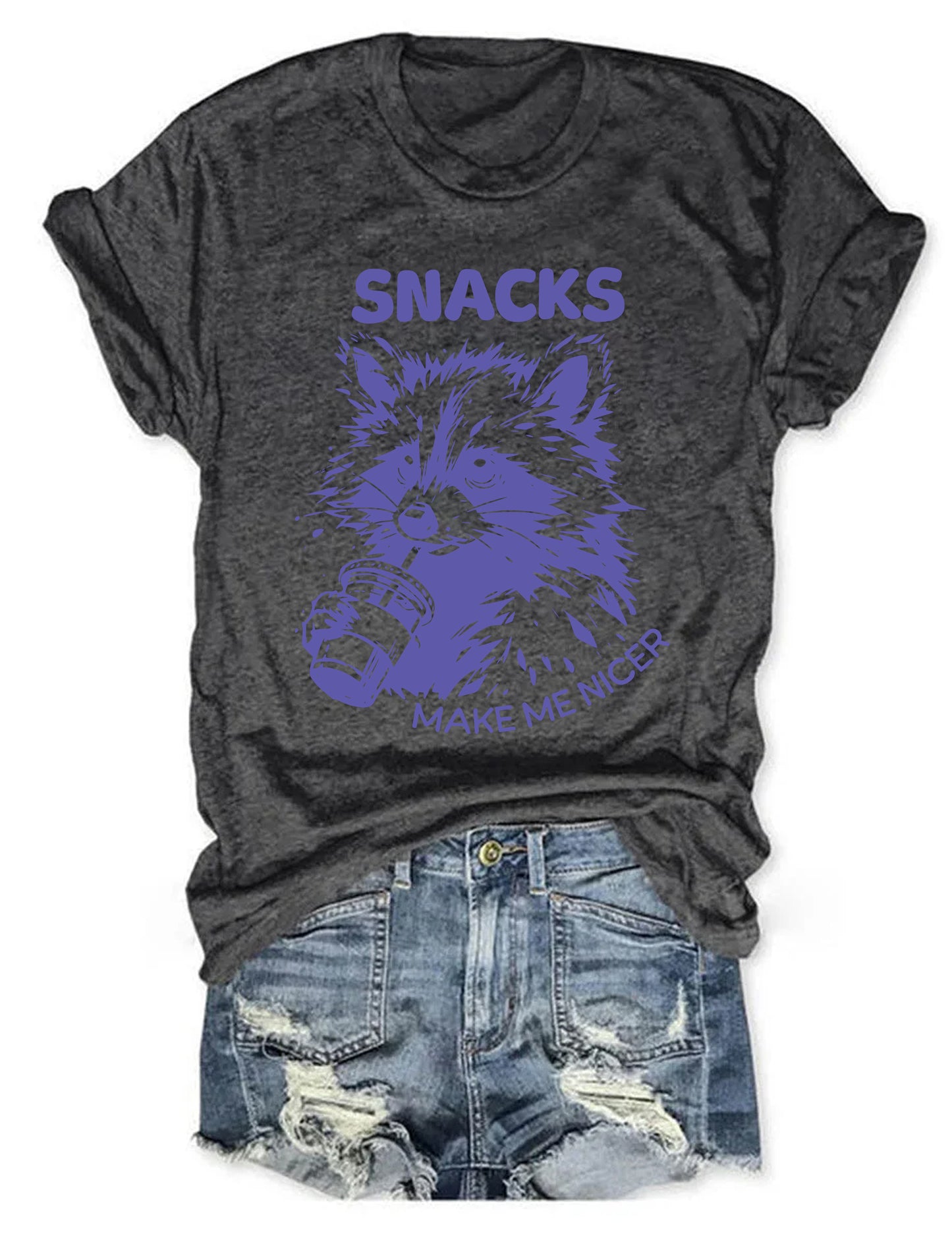 Snacks Make Me Nice T-shirt
