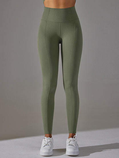 Wrap High-Waisted Solid Color Yoga Bottoms