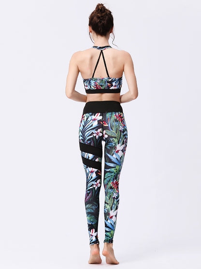 Floral Printed High Waist Leggings