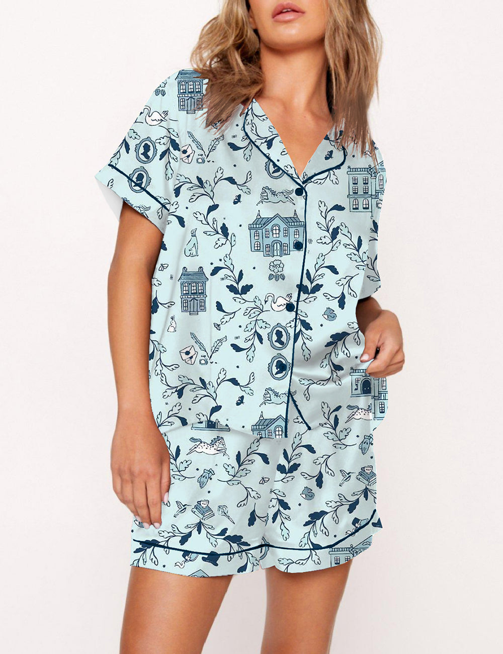 Women's Pride and Prejudice Pemberley Pajama Set