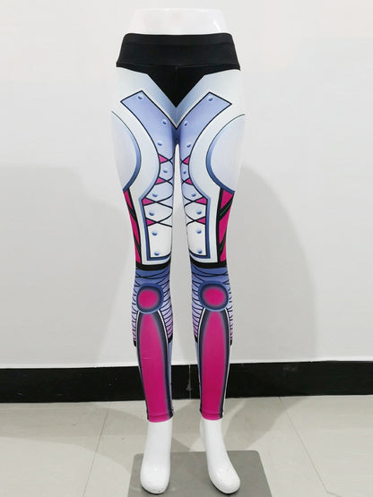 Gym High Waisted Printed Leggings