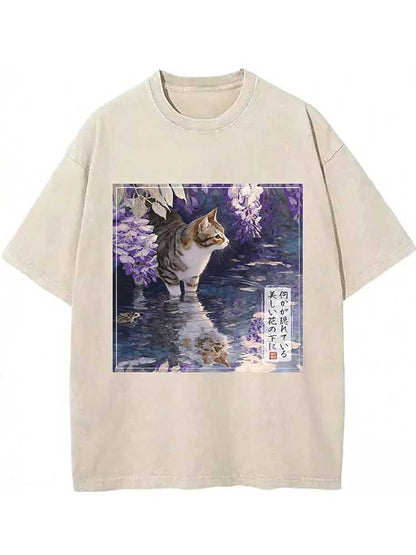 The Secrets Of Wisteria Blooms Washed T-shirt