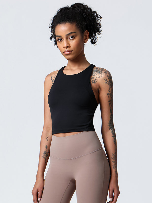 Solid Color Yoga Tank Tops