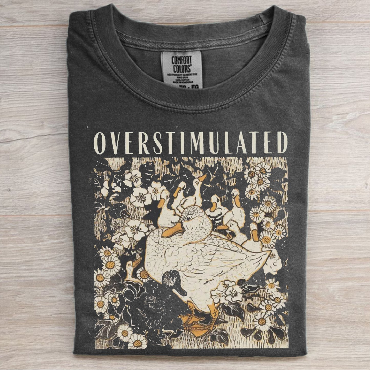 Overstimulated Mama Duck T-shirt