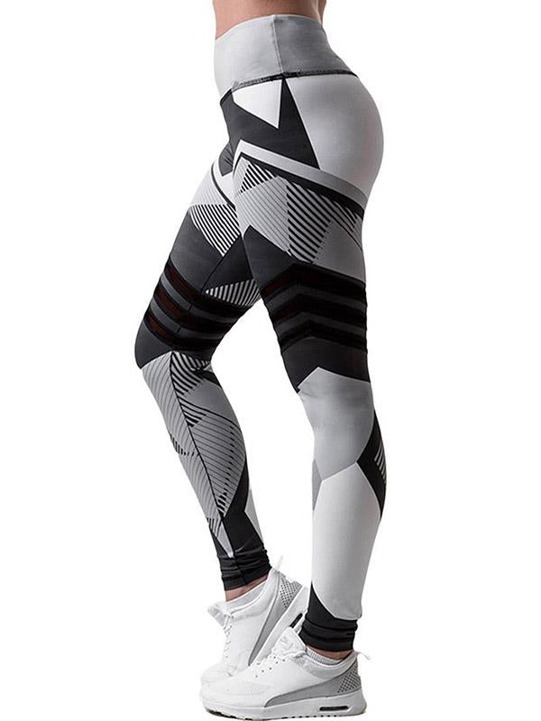 High-Waisted Color Block Wrap Sports Leggings