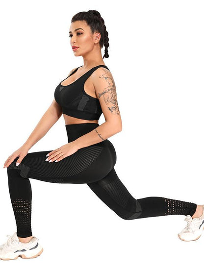 Breathable Back Cutout Yoga Suits