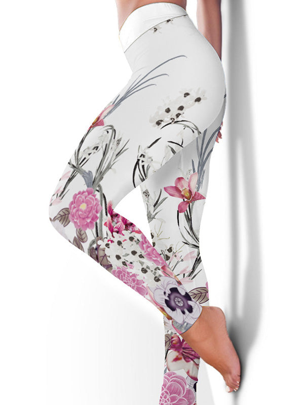 Digital Printing High-Waisted Breathable Yoga Athletic Leggings