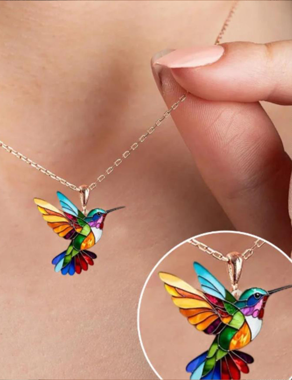 Beautiful Hummingbird Necklace